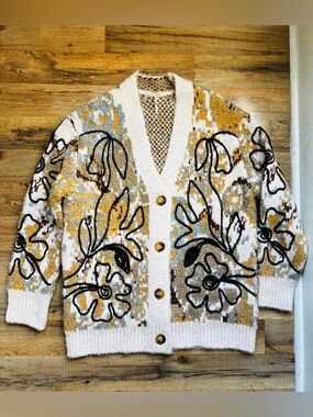 Free People Alexis Cardigan EUC